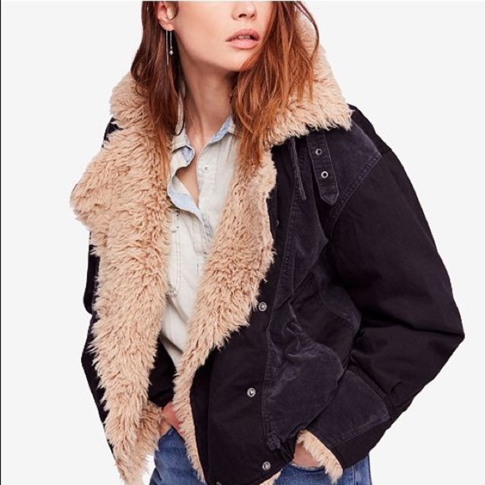 Free People Owen Sherpa Jacket
